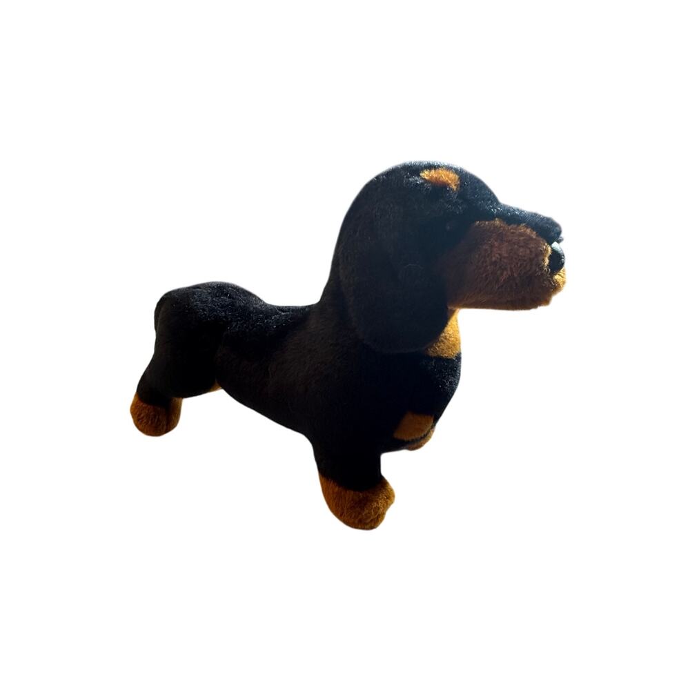 Spats 12" Dachshund Douglas Plush Stuffed Animal Brown Hot Dog Weiner Black Tan